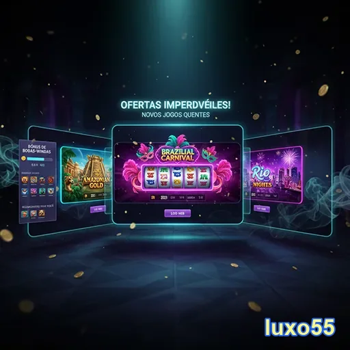 Máquina de slot games com jackpots atrativos.